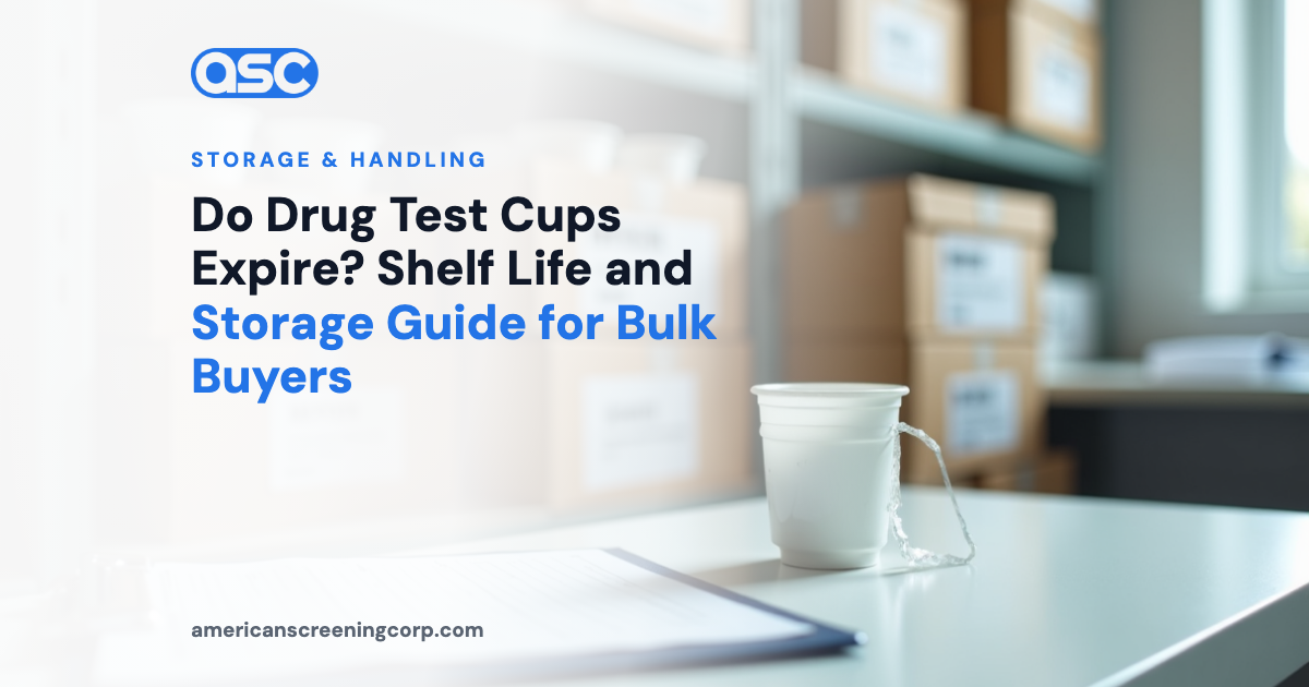 Do Drug Test Cups Expire? Shelf Life and Storage Guide for Bulk Buyers