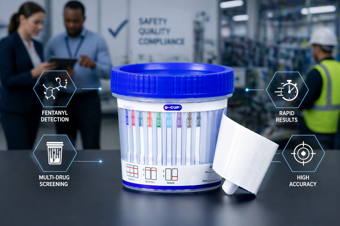 Fentanyl Drug Testing in 2026 | 14–20 Panel G-Cup Tests Explained