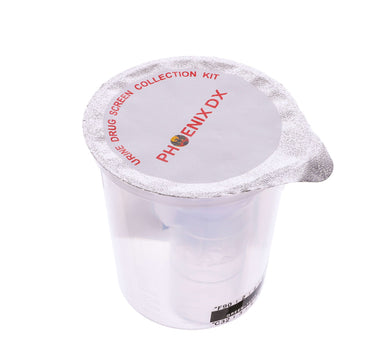 Tamper-evident specimen collection cups for court-defensible chain of custody