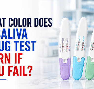 What Color Does a Saliva Drug Test Turn If You Fail?