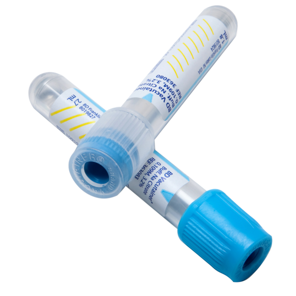 1.8mL BD Vacutainer Blood Collection Tubes with Buffered Sodium Citrate (Light Blue)