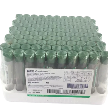 BD Vacutainer blood collection tube for laboratory use
