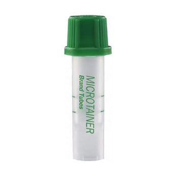 200–400 μL BD Microtainer Blood Collection Tubes (Green) by BD