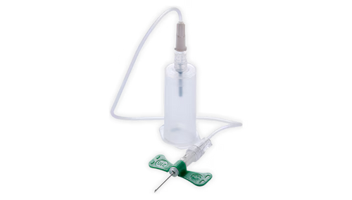 12" BD Vacutainer® Push Button Blood Collection Set - No Luer Adapter (Green)