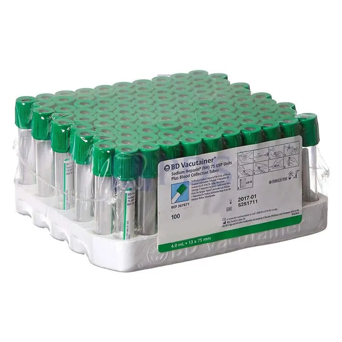 4mL BD Vacutainer Blood Collection Green Tubes 1