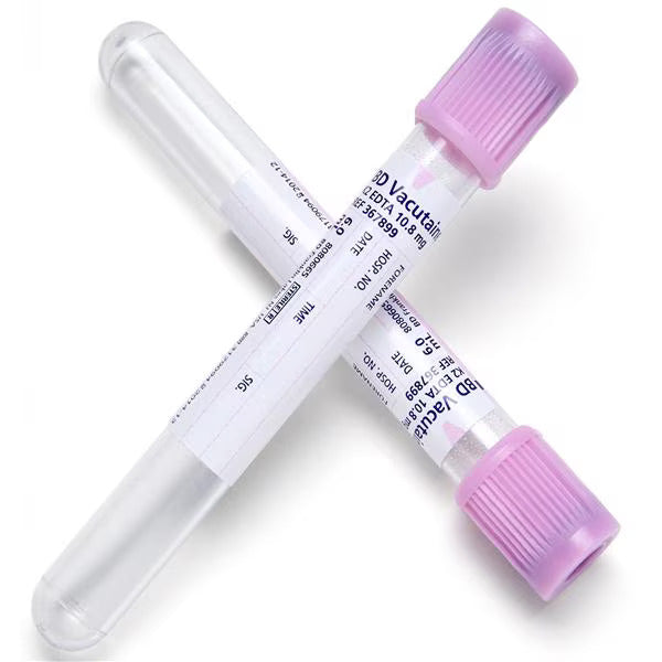 Pink Lab Tube 6mL BD Vacutainer Blood Collection Pink Tubes – American Screening Corp