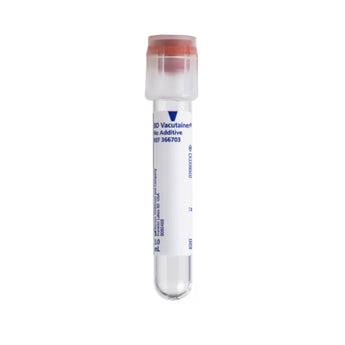 3mL BD Blood Collection Tubes Vacutainer with Plain Closure (Clear) by BD