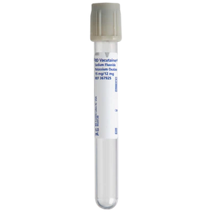 3mL BD Blood Collection Tubes Vacutainer with Plain Closure (Light Gray)