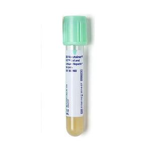 3mL BD Vacutainer Blood Collection Tubes with PST Lithium Heparin (Light Green)