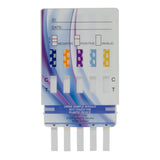5-panel urine drug test dip card