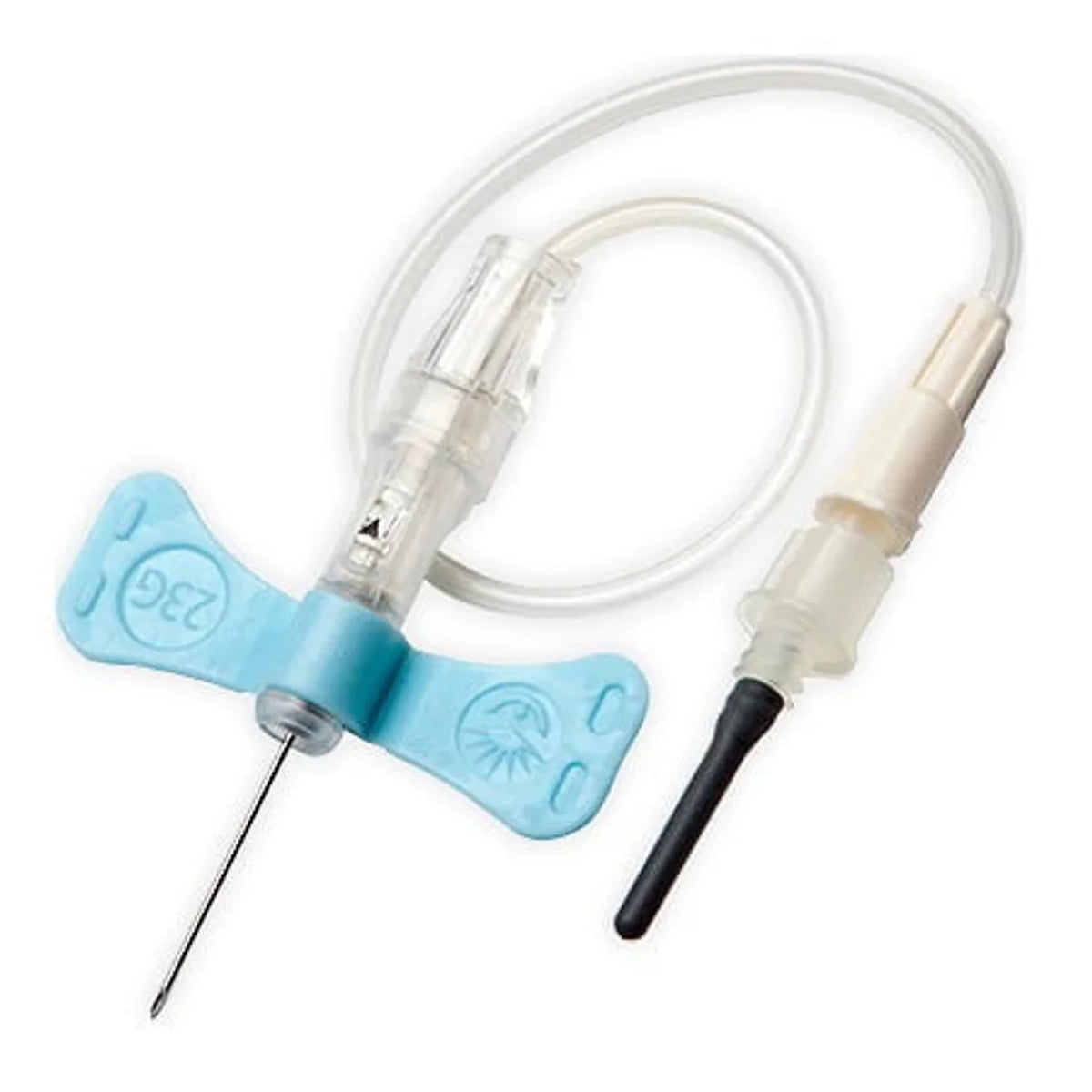 12" BD Vacutainer Push Button Blood Collection Set (Light Blue) by BD