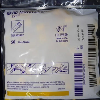 400–600 μL BD Microtainer Blood Collection Tube (Gold) from BD — American Screening Corp product line