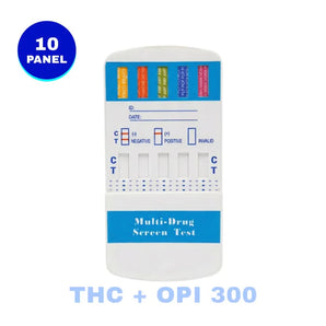 10 Panel Multi-Drug Screen Test Dip Card