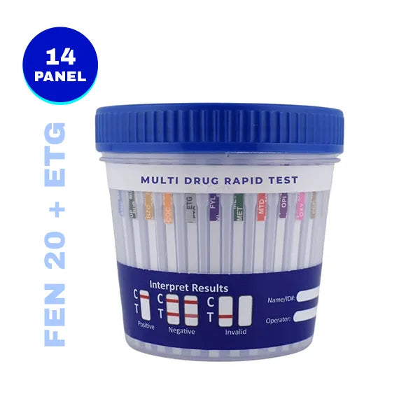 14 Panel Urine Drug Test 90mL Cup with Fentanyl