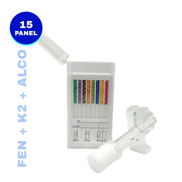 15 panel Oral Swab Drug Test with ALCO - EXPIRY: JUNE 2027