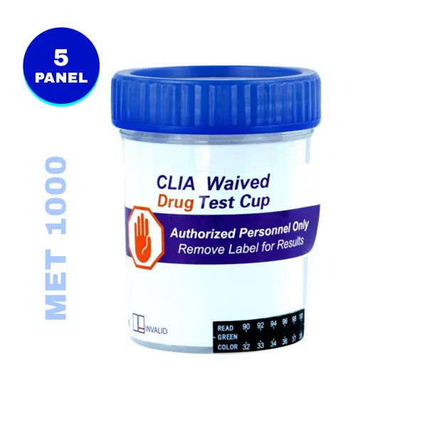 5 Panel CLIA Waived Drug Test Cup
