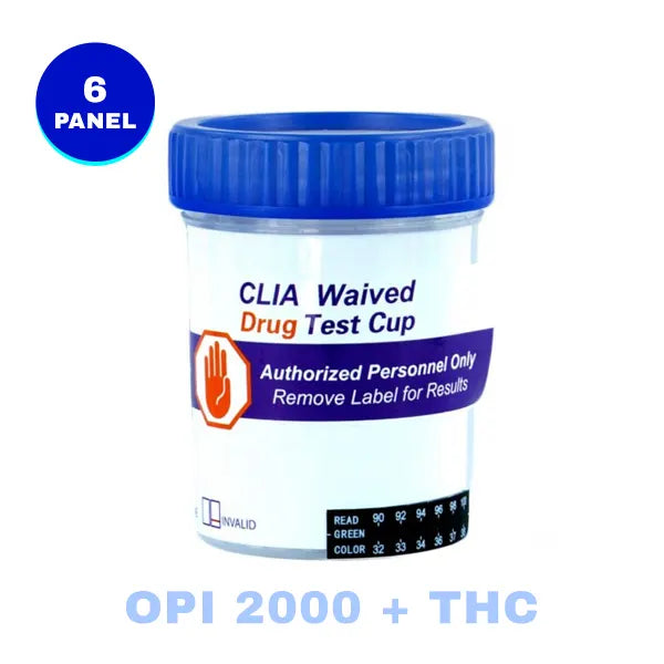 6 Panel CLIA Waived Drug Test Cup with Adulterants