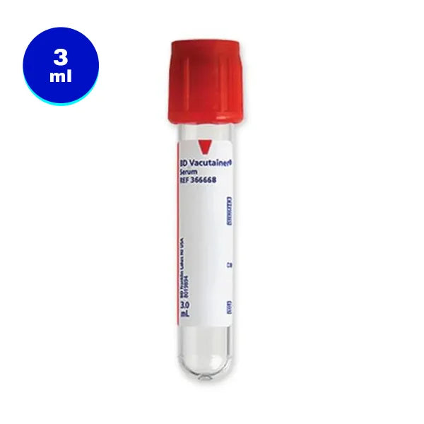 3mL BD Vacutainer Blood Collection Tubes with Conventional Closure by BD
