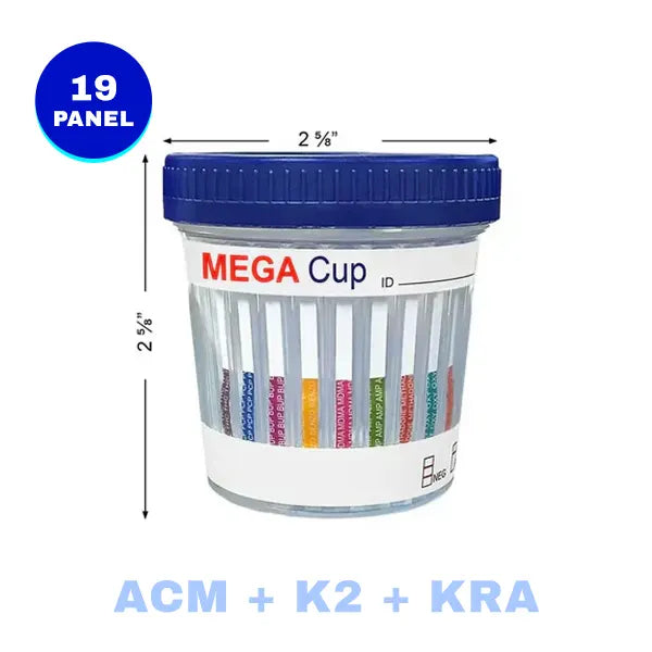 19 Panel Drug Screen Test Cup W/ Adulterants by ECO II