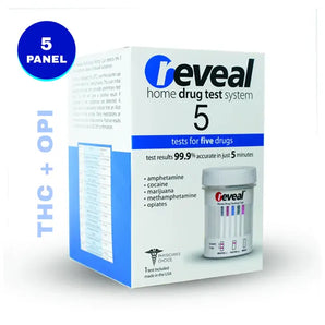 5 Panel Rapid Drug Screen Cup by Reveal