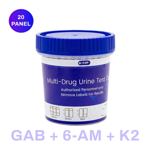 20 Panel Urine Drug Test 100 mL G-Cup W/ Adulterants & FEN, KRA, GAB by G-Cup