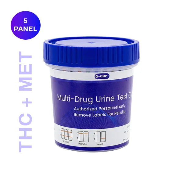 5 Panel Instant Drug Test 90 mL G-Cup W/ Adulterants by G-Cup