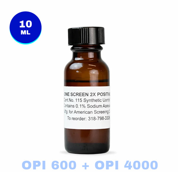 10mL Positive Liquid Urine Control - 2X Cutoff Opiate High by One Screen