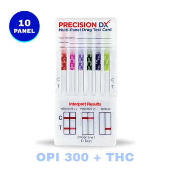 10 Panel Drug Test Dip Cards by Precision DX