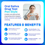 10-panel saliva drug test device — Saliva Stik
