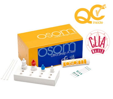 OSOM Ultra Strep A 25/Bx <br> <span style='color:red;'>EXP: 12-31-2022</span>
