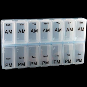 Jumbo Am / Pm Weekly Pill Box