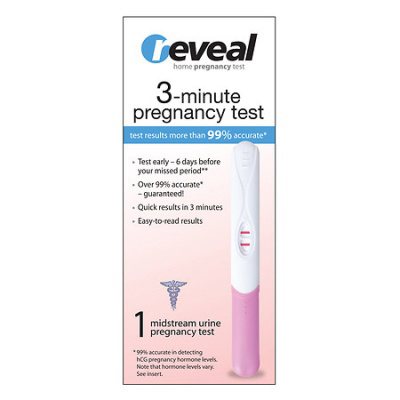 Reveal Home Test Pregnancy Test OTC 